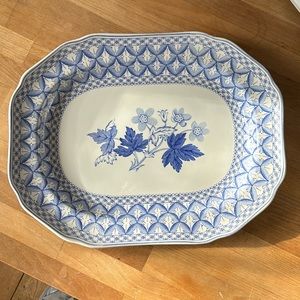 Spode Blue Geranium platter very gently used